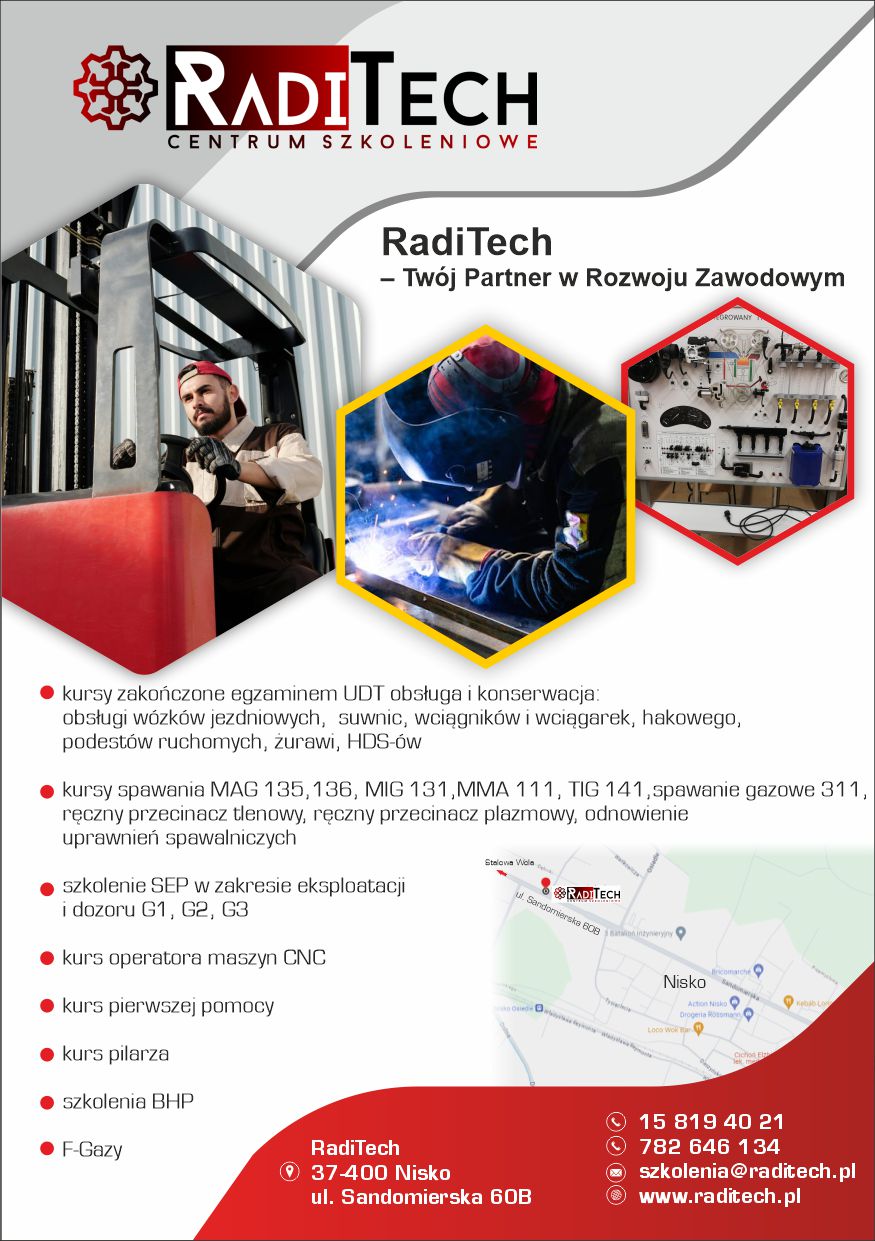 Reklama strony https://raditech.pl/