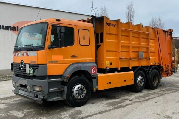 Ogłoszenie - Mercedes Atego 2528 trzyosiowa śmieciarka ZOELLER 20m3 6x2 - 42 000,00 zł