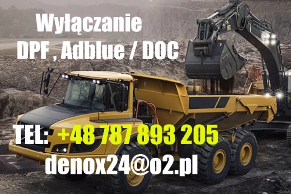 Ogłoszenie - CAT Caterpillar Wyłączanie Usuwanie Adblue SCR / DPF / EGR