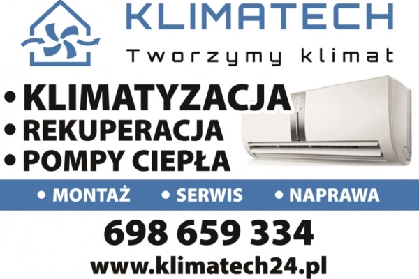 Ogłoszenie - Montaż klimatyzacji, rekuperacji, pomp ciepła!!!