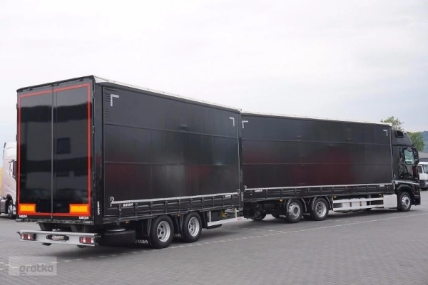 Ogłoszenie - Mercedes-Benz ACTROS / 2543 / ACC / E 6 / ZESTAW PRZEJAZDOWY 120 M3 / DŁ. 9,1 M + 6,5 M - 297 660,00 zł