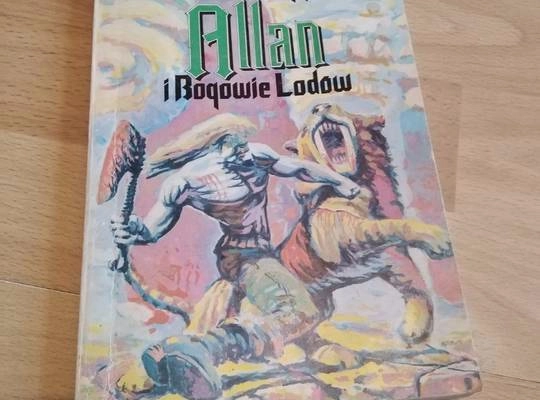 Ogłoszenie - Powieść Fantasy Alan i Bogowie Lodów 1990 - 25,00 zł