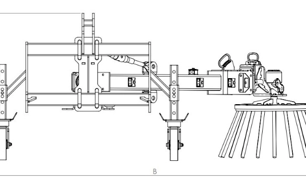 Ogłoszenie - Szczotka do usuwania chwastów SDC 130/150 cm - 8 560,00 zł