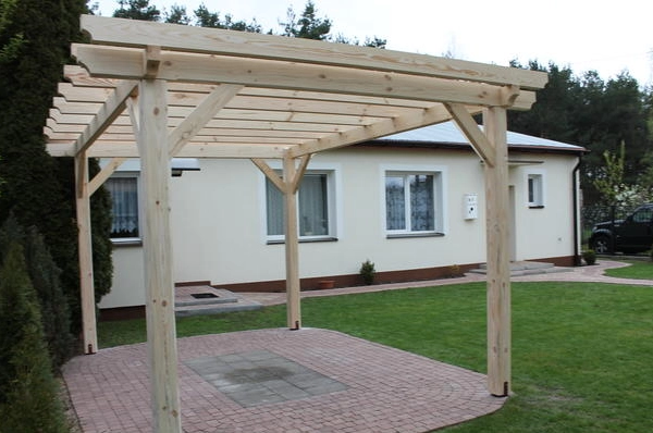 Ogłoszenie - PERGOLA WIATA 3.6m x 3.3m Altana Altanka Zadaszenie tarasu - 2 240,00 zł