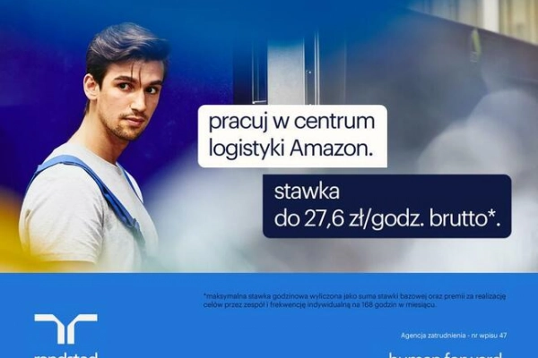 Ogłoszenie - Nowa stawka! Do 27,6 zł/godz. brutto* | Pracownik magazynowy