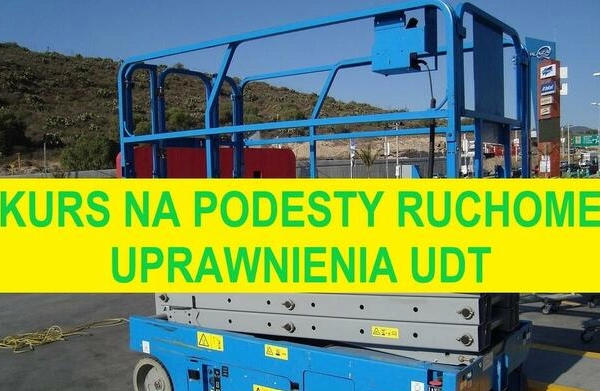 Ogłoszenie - Kurs na podesty ruchome zwyżki podnośniki koszowe - 890,00 zł