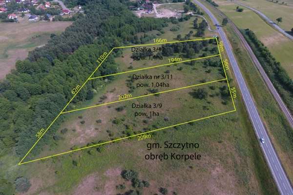 Ogłoszenie - Szczytno, działka rolna 3,4 ha, wjazd na DK 53 (NOWA NIŻSZA CENA) - Szczytno - 1 490 000,00 zł