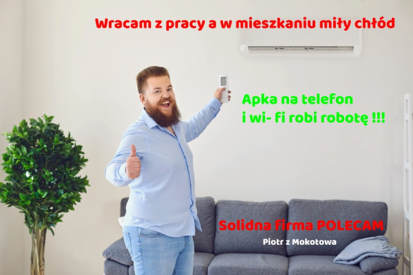 Ogłoszenie - Klimatyzacja w najlepszej cenie na Mazowszu 7 lat gwarancji!!! - Mińsk Mazowiecki - 3 899,00 zł