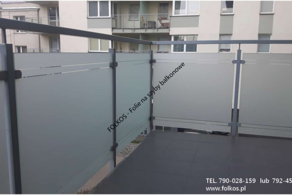 Ogłoszenie - Oklejamy balkony Odolany - folie na szklane szyb balkonowe, szklane balustrady Warszawa , oklejamy balkon - Wola - 130,00 zł