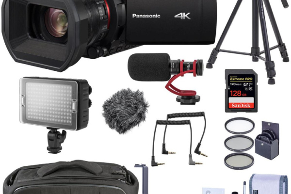 Ogłoszenie - Panasonic HC-X1500 4K Pro Camcorder, Bundle with Takama 66 3 Section Video Tripod with Fluid Head - Warszawa - 3 950,00 zł