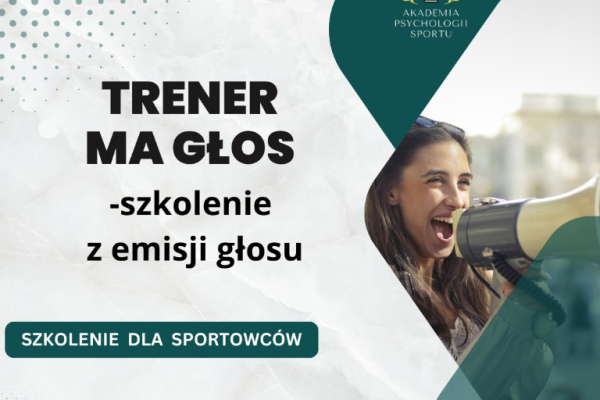 Ogłoszenie - Szkolenie z emisji głosu dla sportowców - Szczecin - 250,00 zł