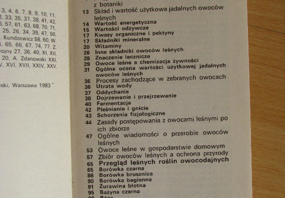 Ogłoszenie - Jadalne owoce leśne - Wiesław Grochowski poradnik - Kraków - 19,00 zł