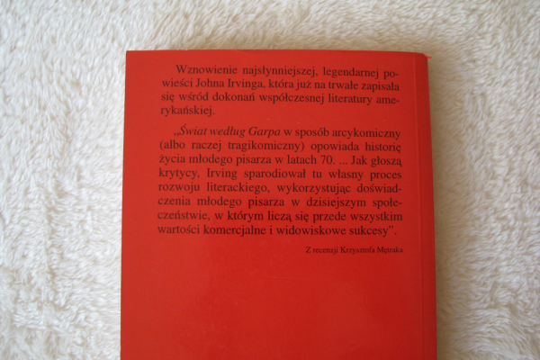 Ogłoszenie - John Irving Świat według Garpa - Kraków - 14,00 zł