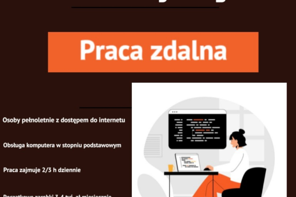 Ogłoszenie - Praca zdalna online dla każdego - Bielsko-Biała - 3 500,00 zł