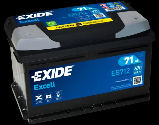 Ogłoszenie - Akumulator Exide Excell 71Ah 670A EN PRAWY PLUS - Pruszków - 380,00 zł