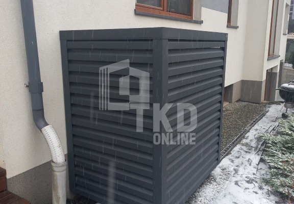 Ogłoszenie - Osłona pompy ciepła 80x50x180 cm antracyt TKD185 - Gdańsk - 2 490,00 zł