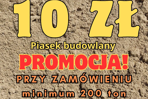 Ogłoszenie - Transport materiałów budowlanych sypkich - piasek, żwir, ziemia - samochodami 18 do 28 ton - Kutno