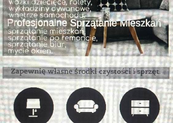 Ogłoszenie - Firma Czyste Mieszkanie - Tarnów