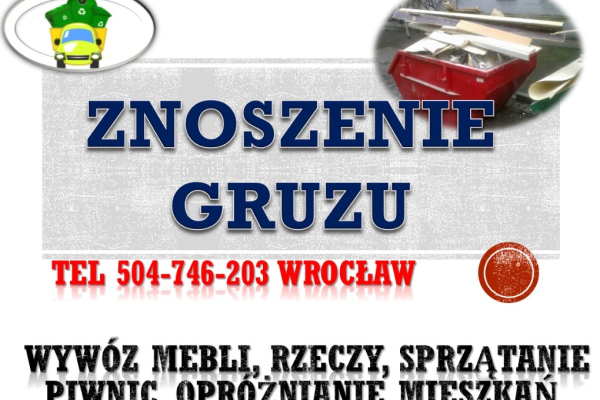 Ogłoszenie - Wnoszenie, znoszenie, tel 504-746-203, wniesienie, zniesienie, cena , Wrocław, Usługi wnoszenia materiałów budowlanych - Wrocław