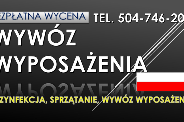 Ogłoszenie - Sprzątanie po zmarłych, zmarłym, zgonie, tel. 504-746-203. Dezynfekcja, cena. wywóz rzeczy, mebli. - Wrocław