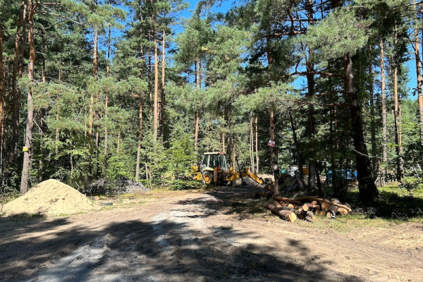 Ogłoszenie - Sprzedam działkę budowlaną w Choroń gmina Poraj - Śląskie - 490 000,00 zł