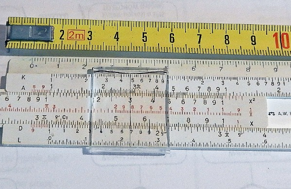 Ogłoszenie - Suwak logarytmiczny Faber – Castell + Instrukcja obsługi po niemiecku. - Śląskie - 45,00 zł