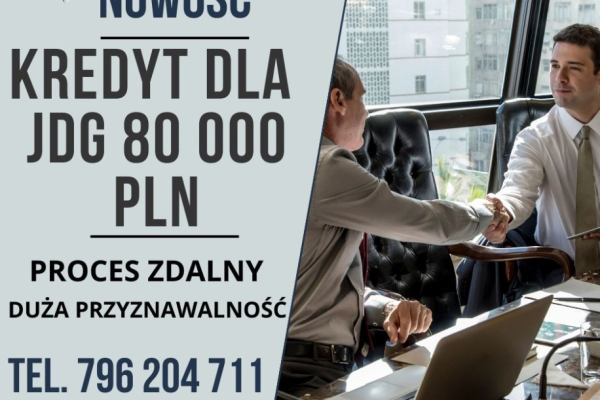 Ogłoszenie - ❗NOWOŚĆ❗ Kredyt dla FIRM 80 000 PLN na 60 mies. DUŻA PRZYZNAWALNOŚĆ - Lubelskie