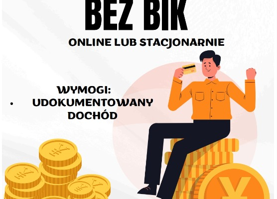 Ogłoszenie - Pożyczka pozabankowa BEZ BIK do 25 tysięcy online - 25 000,00 zł