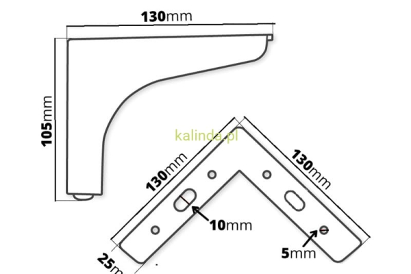 Ogłoszenie - Noga meblowa metalowa kotwica h-100 złota - Bochnia - 10,00 zł