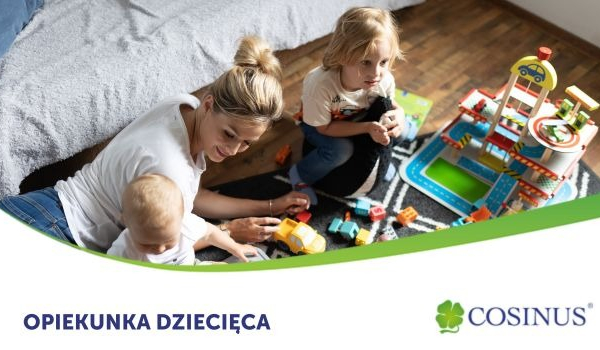 Ogłoszenie - Rekrutacja na kierunek Opiekunka Dziecięca w szkole Cosinus - Lubelskie