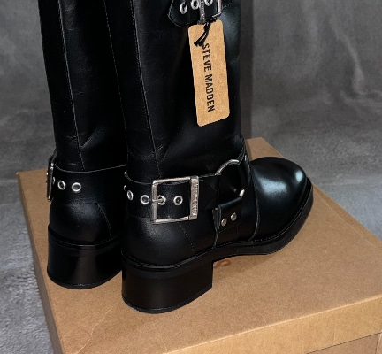 Ogłoszenie - #OKAZJA#NOWE#NIEUŻYWANE#TANIO#ORYGINALNE#BUTY#STEVE MADDEN#BLESSING#BLACK LEATHER#ROZMIAR 38 - 420,00 zł