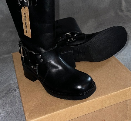 Ogłoszenie - #OKAZJA#NOWE#NIEUŻYWANE#TANIO#ORYGINALNE#BUTY#STEVE MADDEN#BLESSING#BLACK LEATHER#ROZMIAR 38 - 420,00 zł