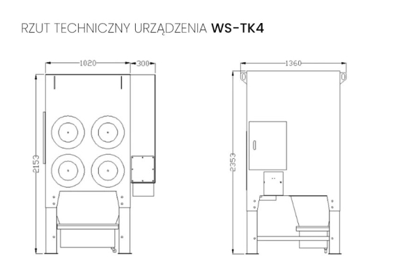 Ogłoszenie - System filtracji i wyciągu spalin WS-TK - Nysa - 39 900,00 zł