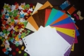 Ogłoszenie - Duży ZESTAW Scrapbooking Papiery Scrapki 400szt Kwiaki Motyl - 28,00 zł