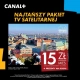 Ogłoszenie - CANAL+ Łódź - 71 kanałów za 15 zł/mies. NAJTAŃSZY PAKIET TV SATELITARNEJ - 130,00 zł