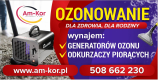 Ogłoszenie - OZONOWANIE, Wynajem Ozonatorów i Odkurzaczy Piorących - Warszawa - 49,00 zł