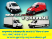 Ogłoszenie - Utylizacja,wywóz starych mebli,wersalek,meblościanek,kanap Wrocław. - Wrocław - 1,00 zł