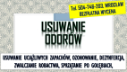 Ogłoszenie - Usuwanie zapachu papierosów, Wrocław, tel. 504-746-203, z mieszkania, stęchlizny, usługi ozonowania, cena - Wrocław