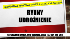 Ogłoszenie - Czyszczenie rynien, cennik, tel. 504-746-203, Wrocław, udrażnianie rynny, usługi - Wrocław - 1,00 zł