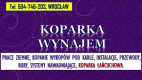 Ogłoszenie - Prace ziemne, koparka, cennik Wrocław, tel. 504-746-203, kopanie, wynajem koparki,  Usługi minikoparką łańcuchową - Wrocław