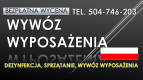 Ogłoszenie - Sprzątanie po zmarłych, zmarłym, zgonie, tel. 504-746-203. Dezynfekcja, cena. wywóz rzeczy, mebli. - Wrocław