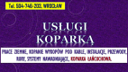 Ogłoszenie - Prace ziemne, koparka, cennik Wrocław, tel. 504-746-203, kopanie, wynajem koparki,  Usługi minikoparką łańcuchową - Wrocław