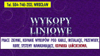 Ogłoszenie - Prace ziemne, koparka, cennik Wrocław, tel. 504-746-203, kopanie, wynajem koparki,  Usługi minikoparką łańcuchową - Wrocław