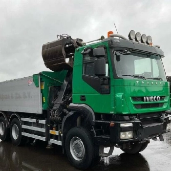 Ogłoszenie - wywrotka 6x6 bordmatic z dzwigiem IVECO Traker Eur 5