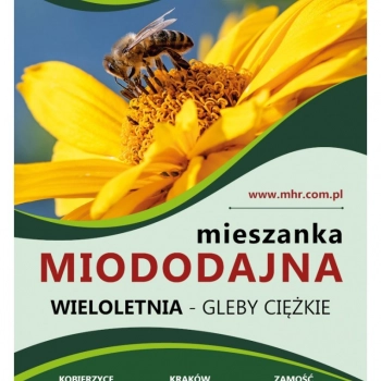 Ogłoszenie - Nasiona mieszanki miododajnej-wieloletnia (gleby ciężkie) - 15,00 zł