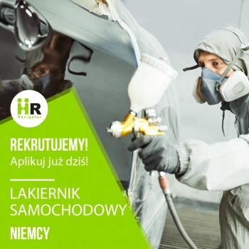 Ogłoszenie - Lakiernik samochodowy - praca w Niemczech z darmowym zakwaterowaniem