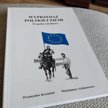 Ogłoszenie - Wyprzedaż Polskiej Ziemi Tragedia Narodowa - 10,00 zł