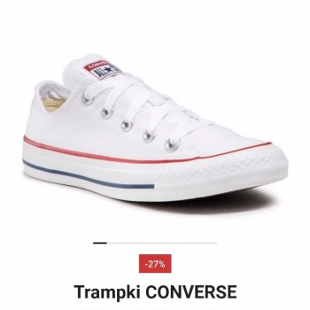 Ogłoszenie - Converse damskie r.35 kupione na eobuwie - 200,00 zł