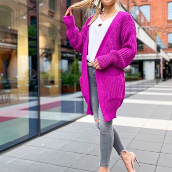 Ogłoszenie - SWETER MORELIA PURPURA KARDIGAN POLSKA PRODUKCJA - 189,99 zł