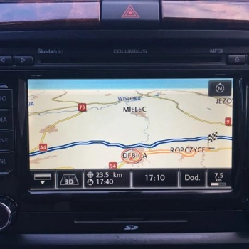 Ogłoszenie - Polskie Menu Lektor Mapa Skoda Columbus VW RNS 510 Mapy V17 - 299,00 zł